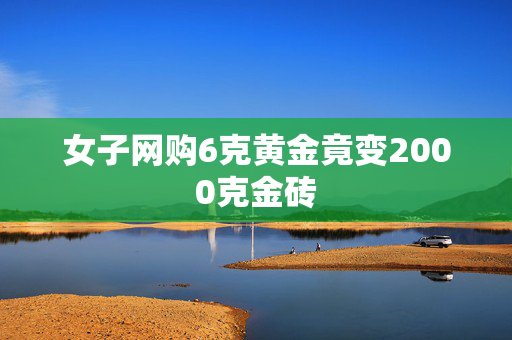 女子网购6克黄金竟变2000克金砖