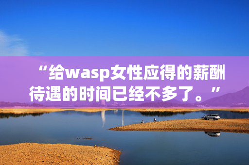 “给wasp女性应得的薪酬待遇的时间已经不多了。”